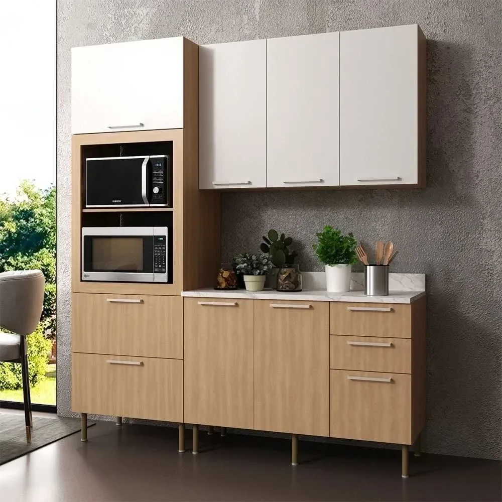 Cozinha Compacta Tulipa 6 Portas 5 Gavetas - 1