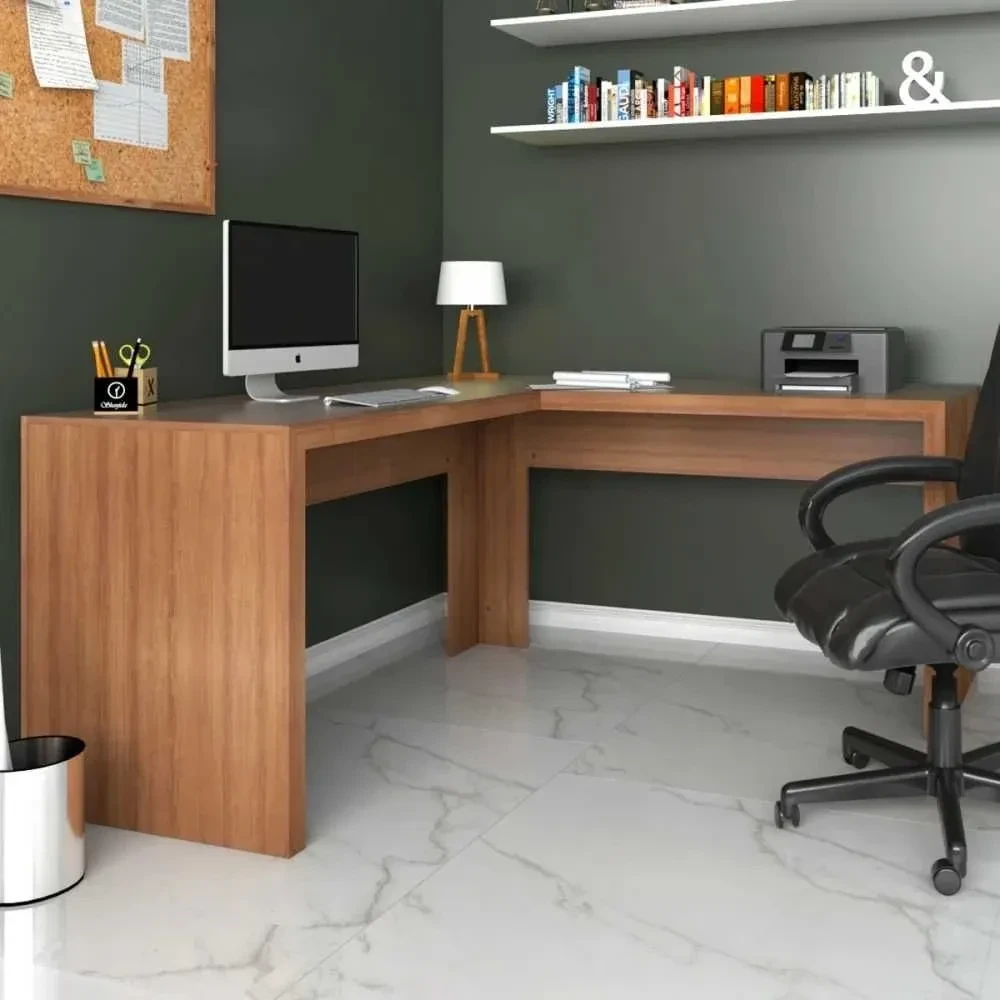 Mesa para Escritório Angular França Amêndoa - PNR Móveis - 1