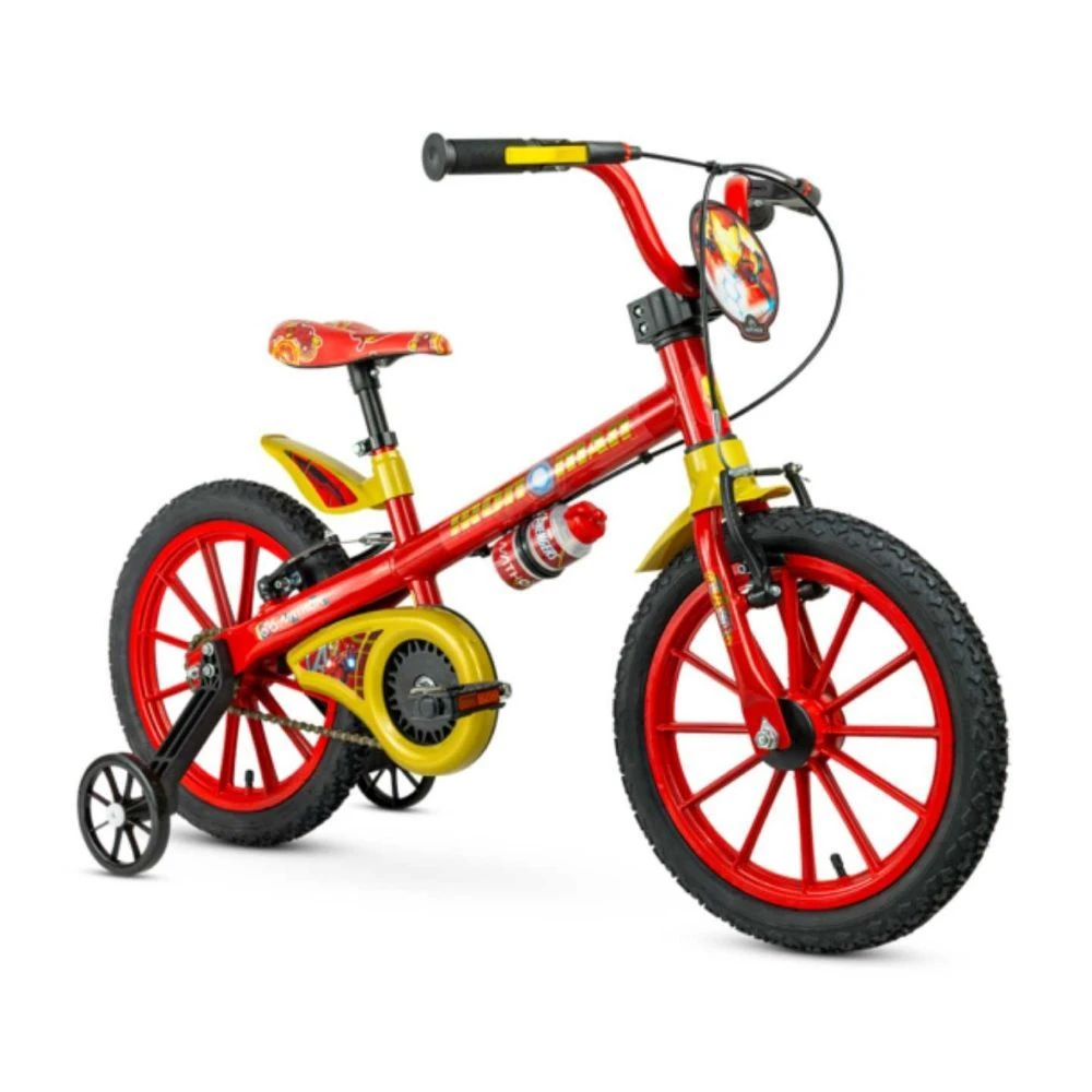 Bicicleta Infantil Aro 16 Homem de Ferro 02 - Nathor - 1