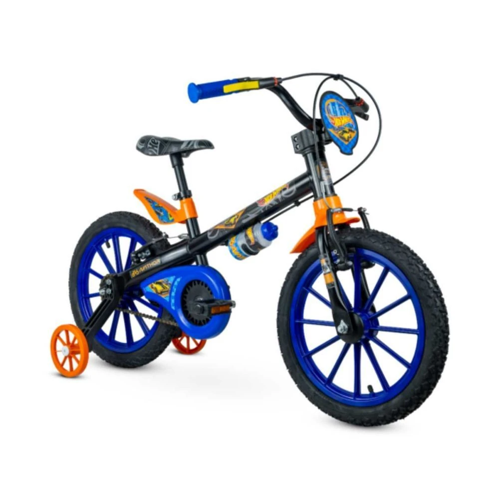 Bicicleta Infantil Aro 16 Hot Wheels - Nathor - 1