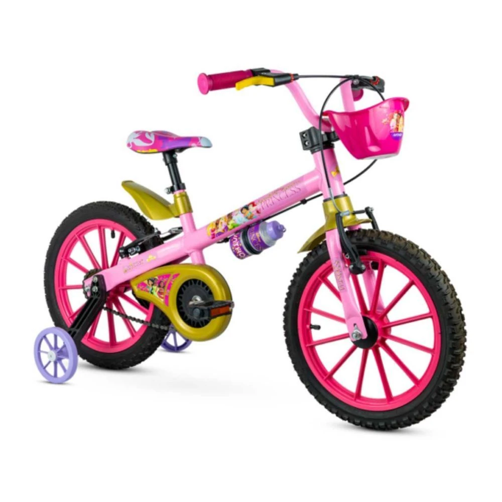 Bicicleta Infantil Aro 16 Princesas 02 - Nathor - 1