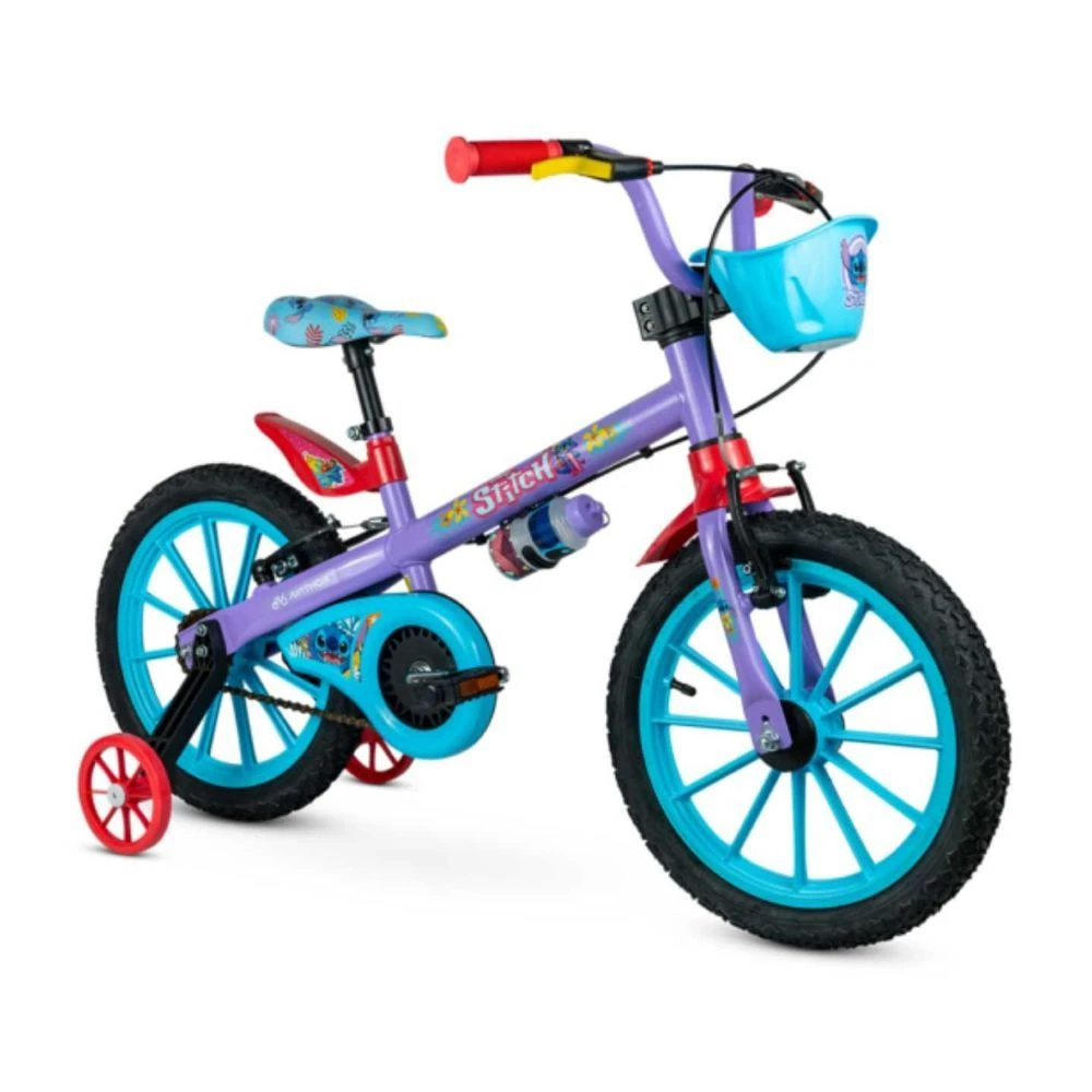 Bicicleta Infantil Aro 16 Stitch - Nathor - 1