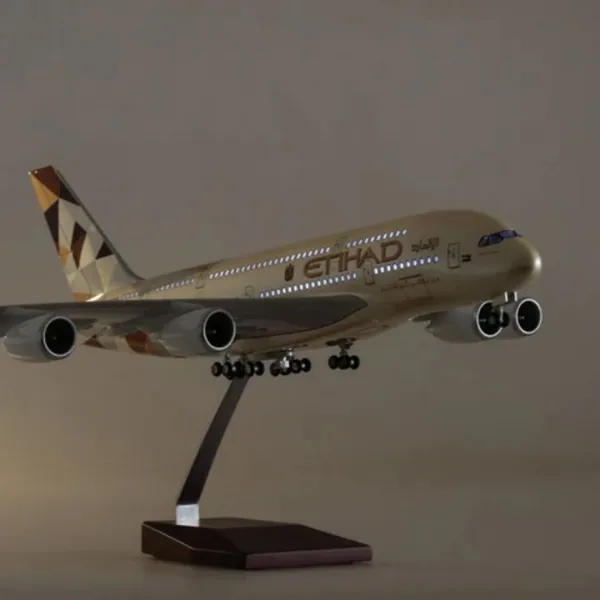 Miniatura de Avião Airbus A380 Etihad Airlines