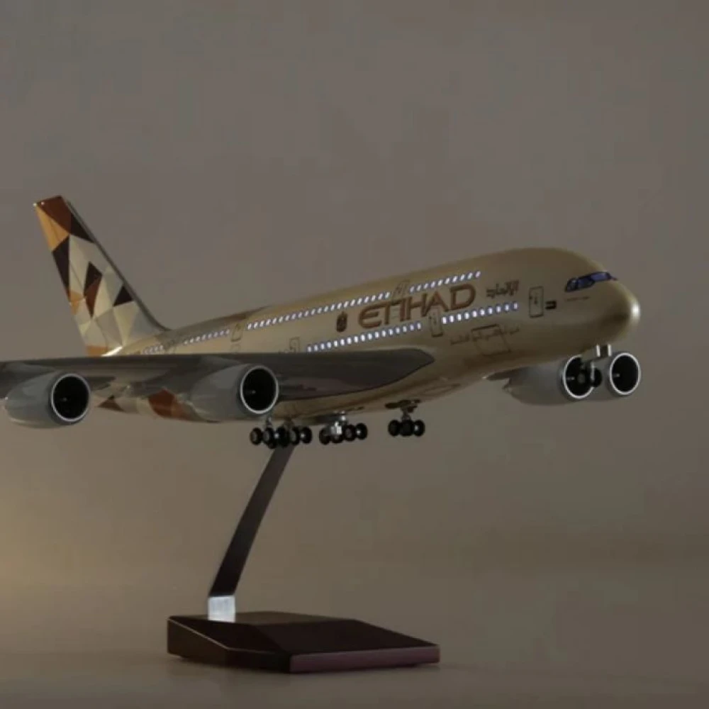 Miniatura de Avião Airbus A380 Etihad Airlines - 1