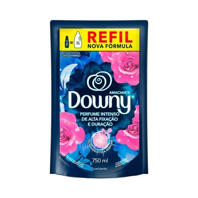 Amaciante Concentrado Downy Brisa Intenso Refil 750ml - 1