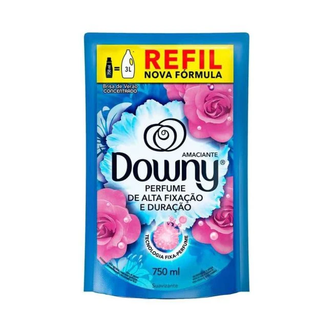 Amaciante Concentrado Downy Brisa de Verão Refil 750ml - 1