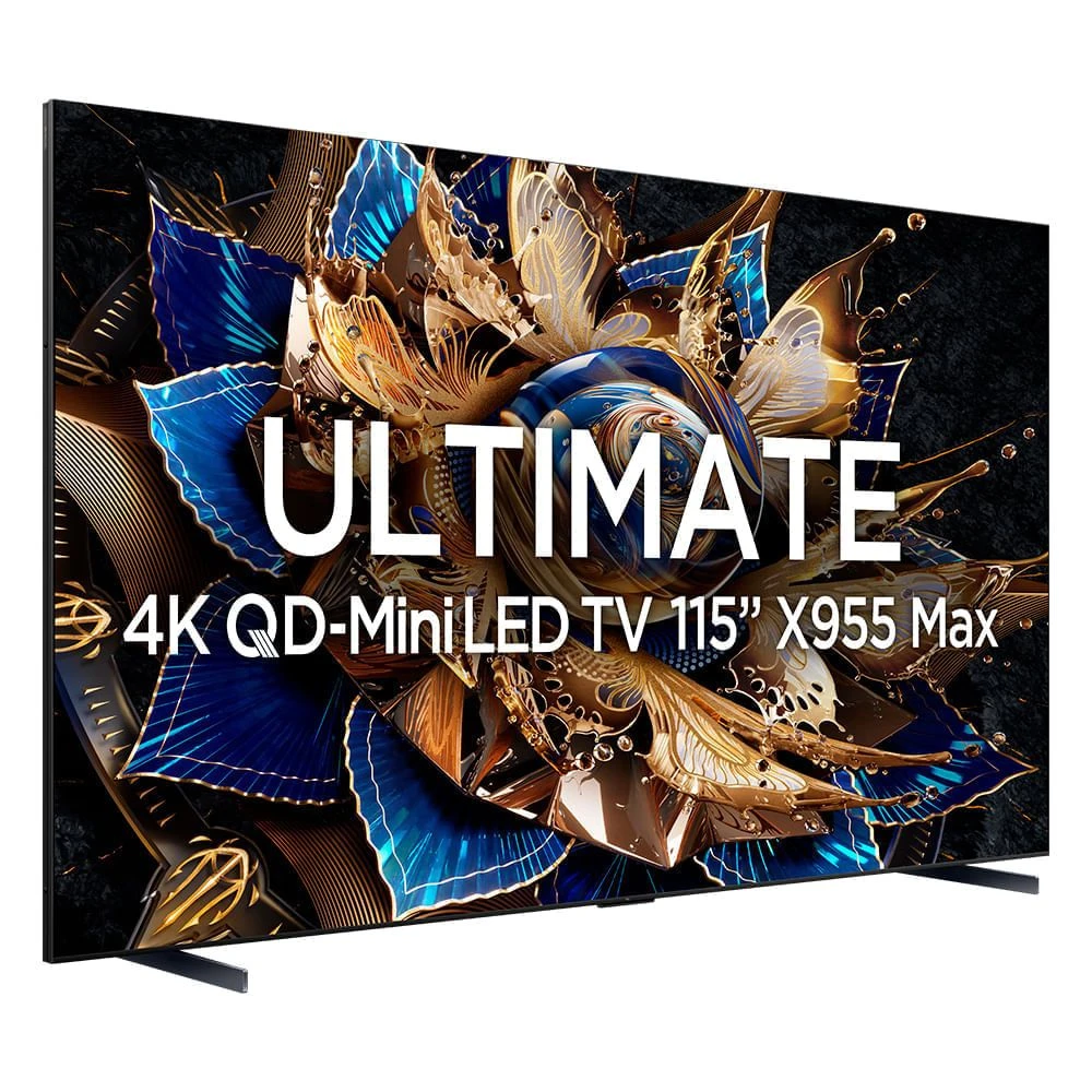 Smart TV 115" TCL QLED Mini LED 4K WiFi Bluetooth Google TV Comando de Voz Hands Free 144Hz HDR10 + 115X955Max - 1