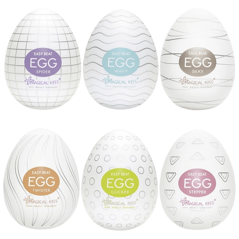 Masturbador Egg Magical Kiss Mega Import - imagem 1