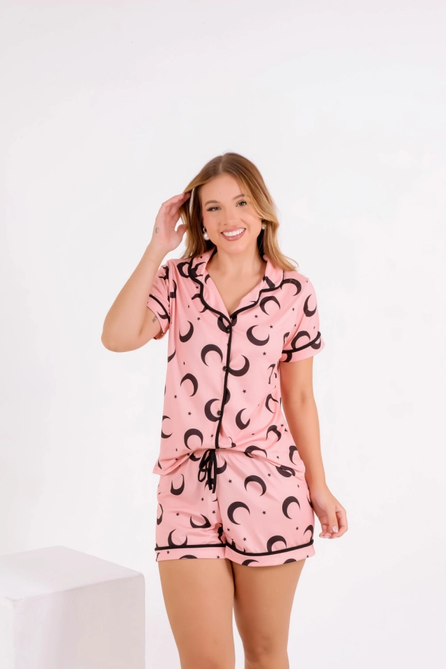 Pijama Americano Lua F.Rosa - 5