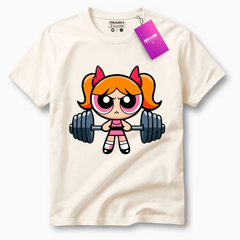 Camiseta Feminina de Algodão Premium com estampa Animada  - imagem 2