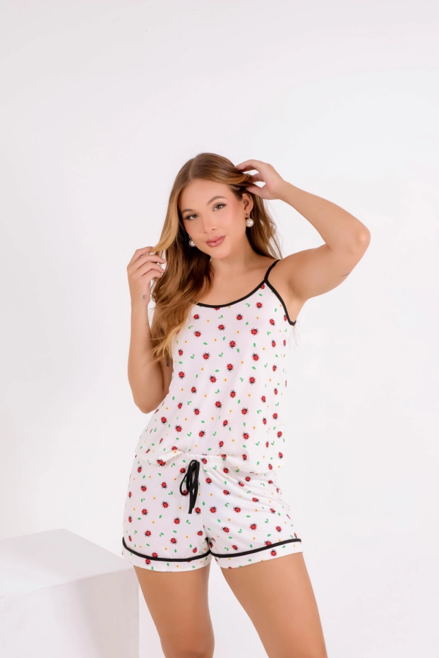 Pijama Alcinha Joaninha - imagem 1