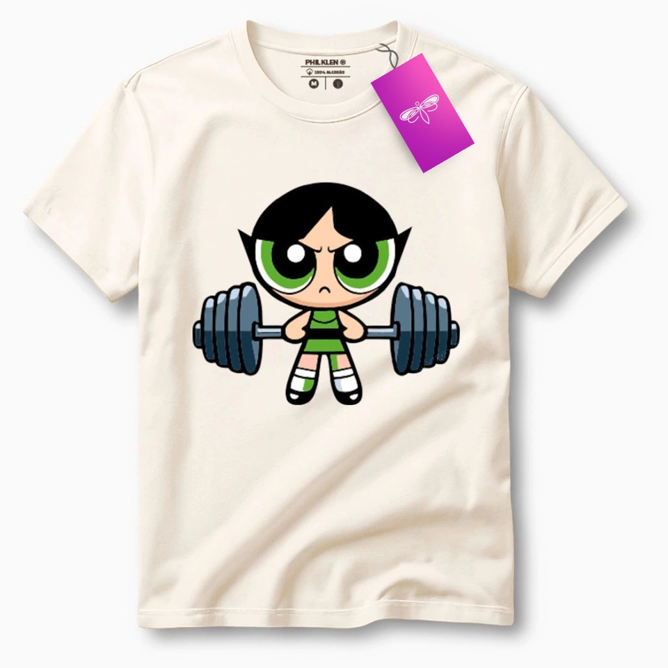Camiseta Feminina de Algodão Premium com estampa Animada  - imagem 1