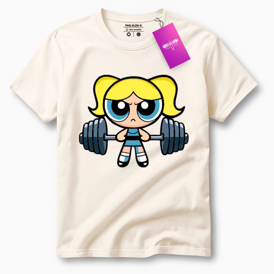 Camiseta Feminina de Algodão Premium com estampa Animada  - imagem 3