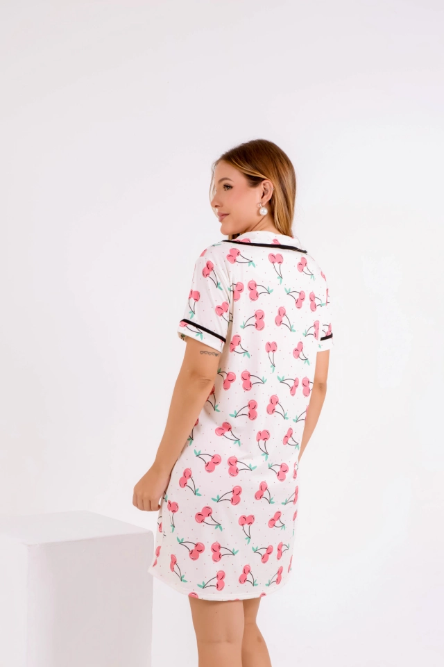Chemise Americana Cerejinha Rosa - imagem 3