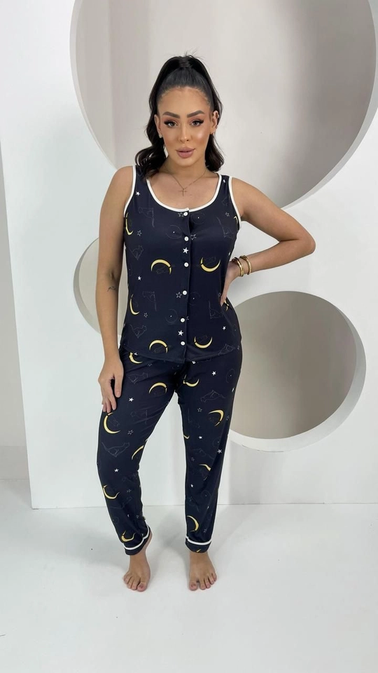 Pijama Regata Longo Lua
