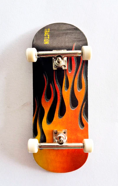 Fingerboard completo Traction Black Flame - 1