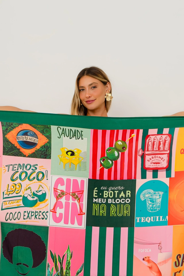 PRÉ-VENDA Canga Panneau Misturinha  - imagem 3