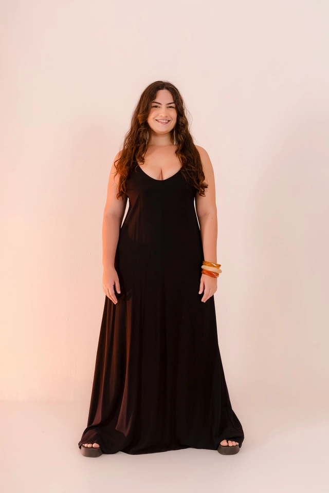 Vestido Jeri Preto - imagem 1
