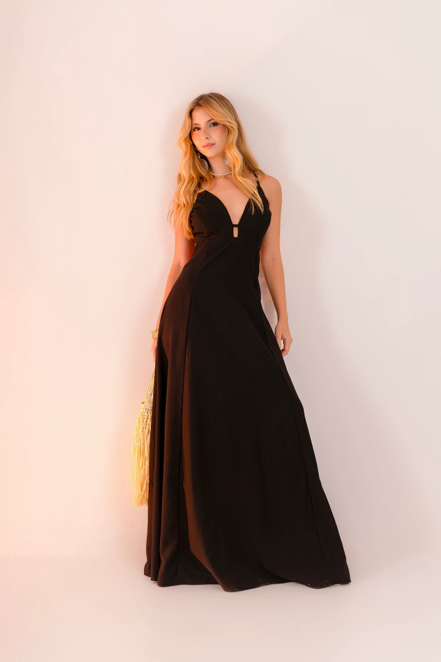 Vestido Ilha Bela Preto - imagem 1