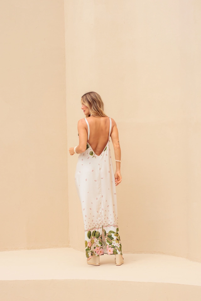PRĂ-VENDA Vestido Slip Dress Cropped Olympo - 2