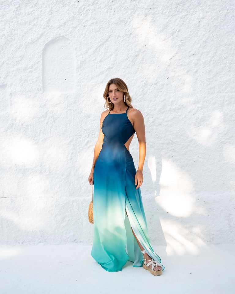 PRÉ-VENDA Vestido Flecheiras Degradê Amar - imagem 1