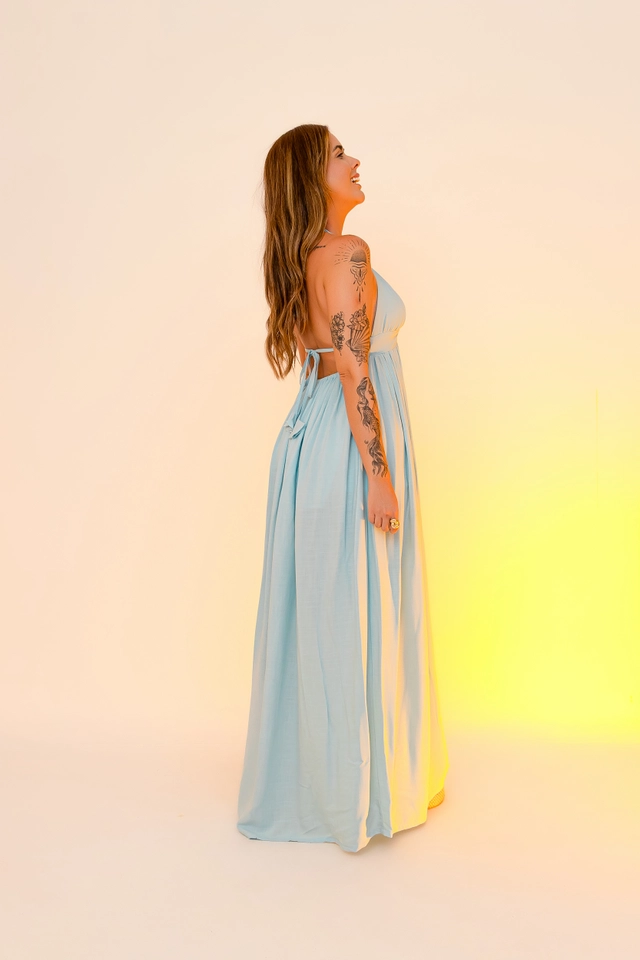 PRÉ-VENDA Vestido Bahamas Azul Brisa - 2