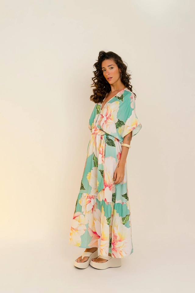 PRÉ-VENDA Vestido Antunes Aquaflor - 3