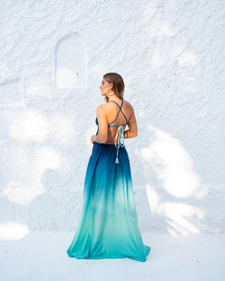 PRÉ-VENDA Vestido Flecheiras Degradê Amar - imagem 4