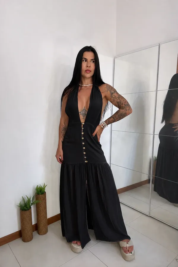 PRÉ-VENDA Vestido longo Itaúnas - imagem 4