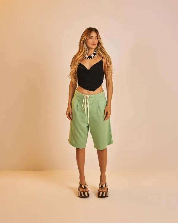 PRÉ-VENDA Cropped Degadê Paola Preto - imagem 3