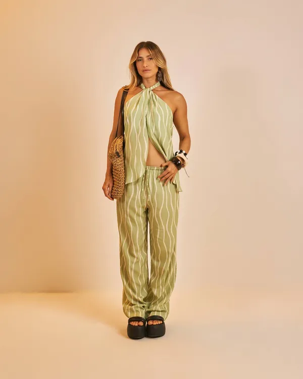 PRÉ-VENDA Blusa Lyra Verdes Mares  - imagem 4