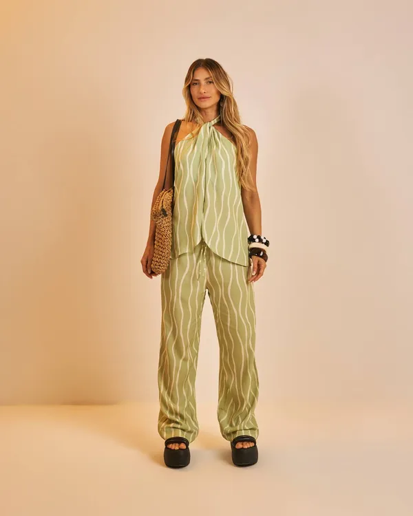 PRÉ-VENDA Blusa Lyra Verdes Mares  - imagem 3