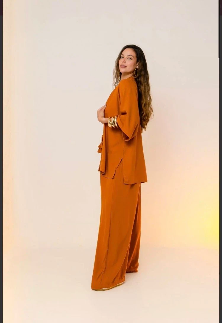 PRÉ-VENDA Kimono Caramelo - 1