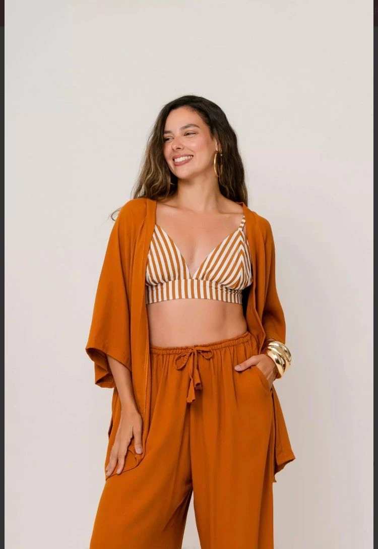 PRÉ-VENDA Kimono Caramelo - 3