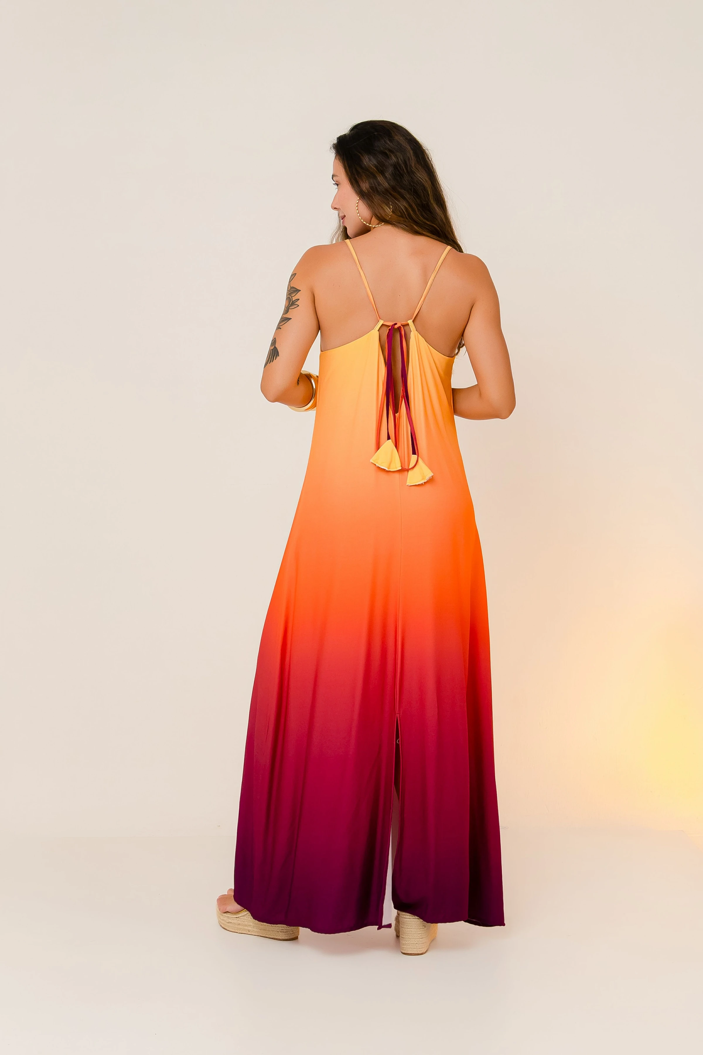 PRÉ-VENDA Vestido Grécia Degradê Oásis - 2