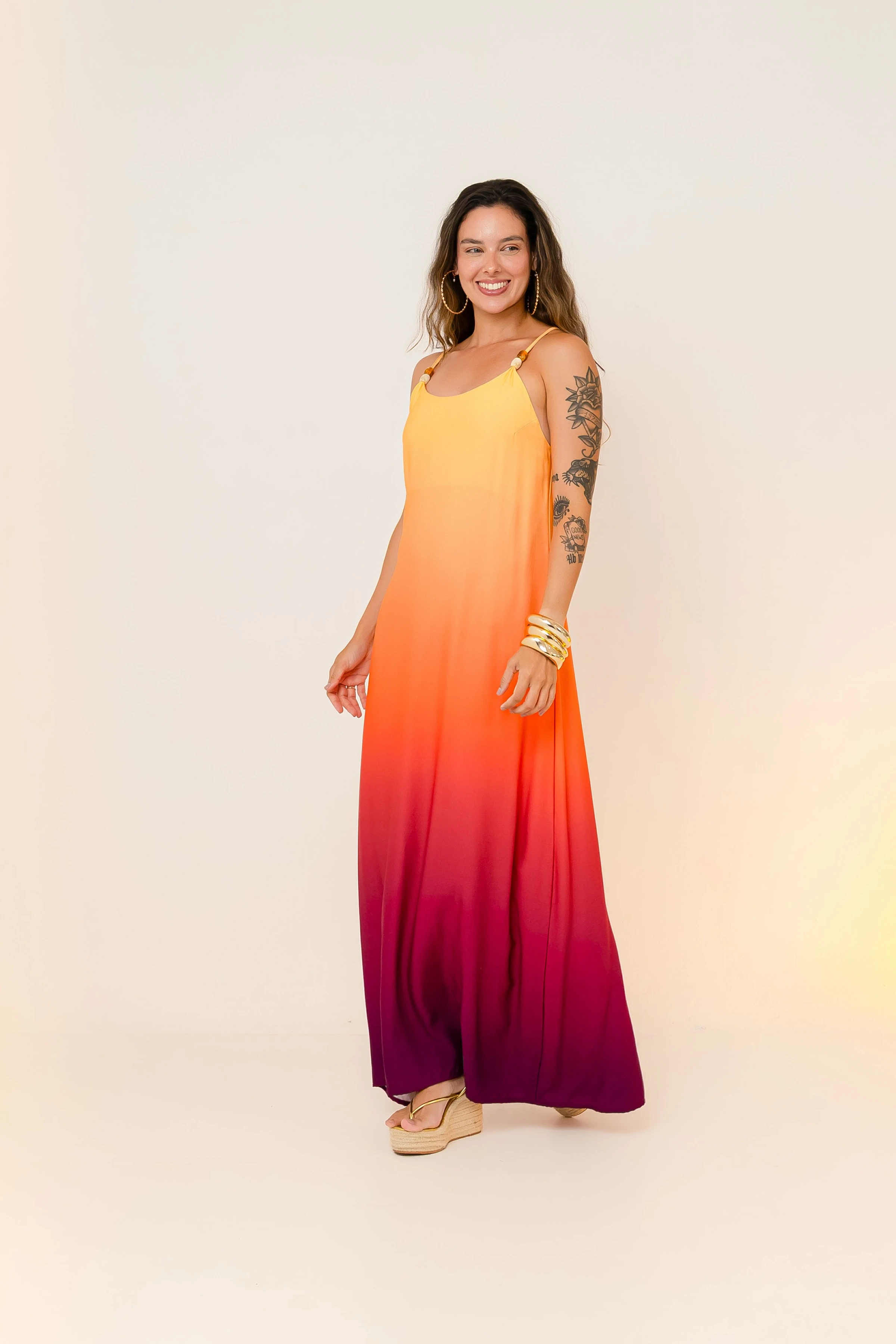 PRÉ-VENDA Vestido Grécia Degradê Oásis - 1