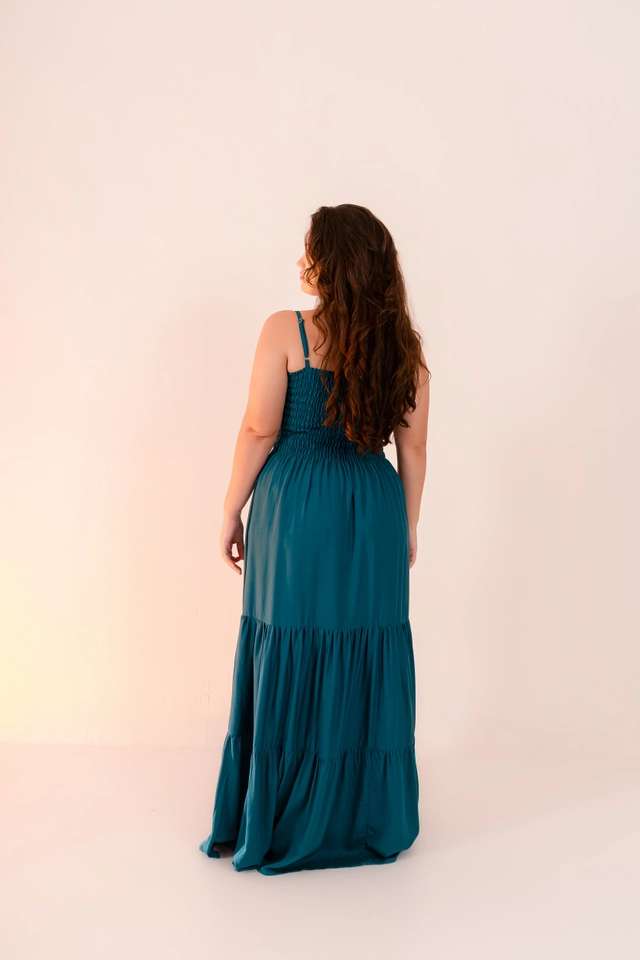 PRĂ-VENDA Vestido PreĂĄ PetrĂłleo - 2