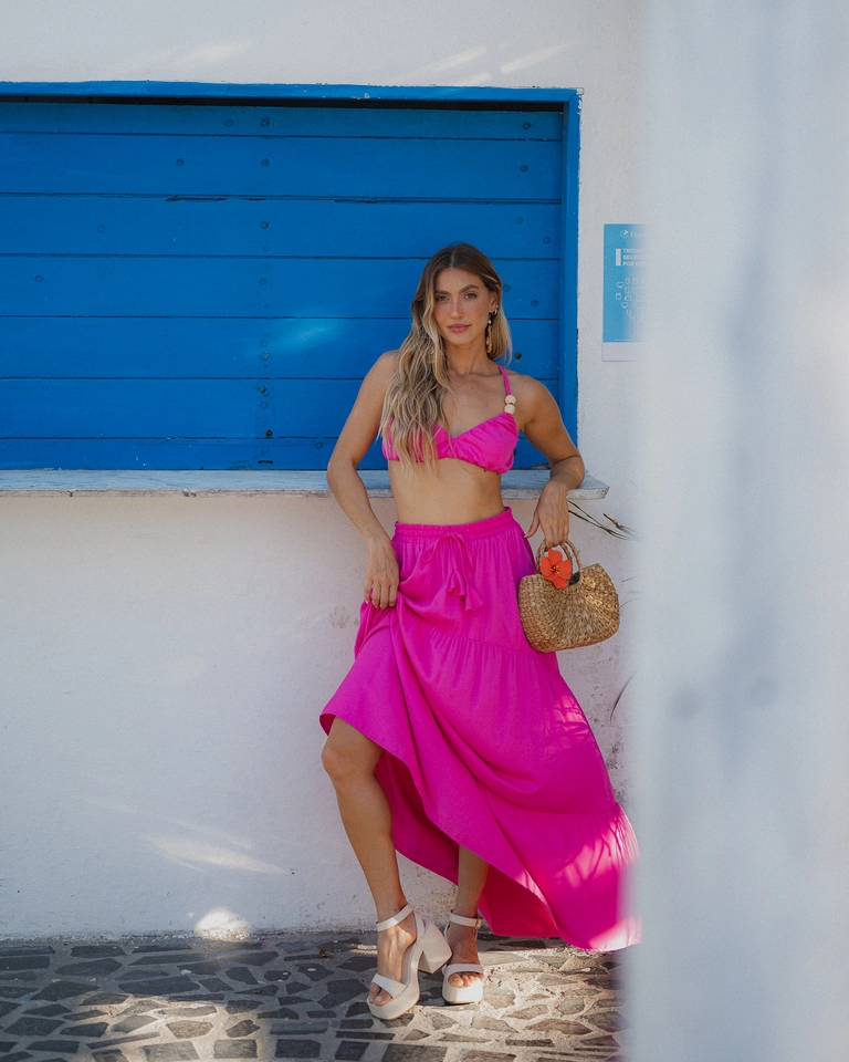 PRĂ-VENDA Saia Gipsy Rosa Candy - 3