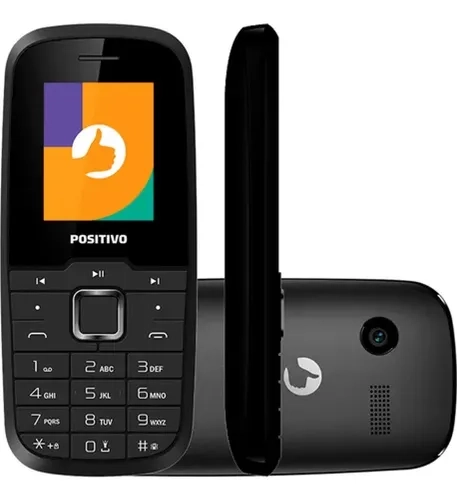 Celular Simples Posiitivo P26 3g Dual Chip Radio Mp3 Cor Preto - 1