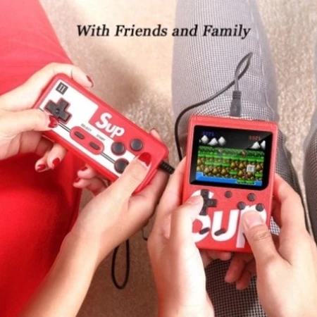 Mini Video Game Portátil Sup C/ 400 jogos + 1 Controle para 2 jogadores Console - 2
