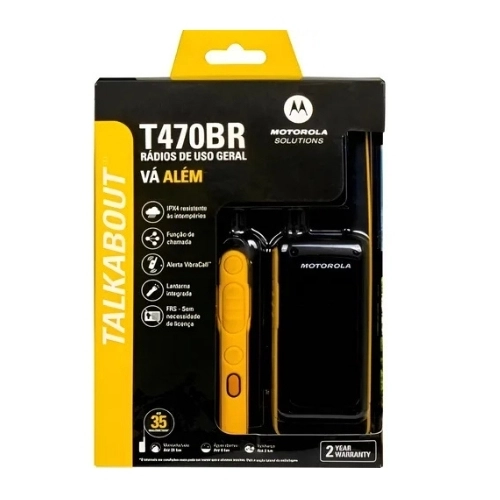 Kit Rádios Talkabout Motorola 35km T470br - 5