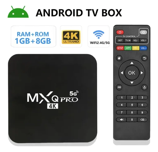 TV Box MXQPRO Quad-Core, Saída 4K Ultra HD, WiFi Dual-Band (2.4G/5G), Wireless 4.0, Assistente de Voz do Google, 2x USB 2.0, Player de Mídia Inteligente, Design Minimalista, Construção Durável - 2