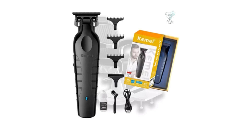 Máquina De acabamento pezinho Profissional Kemei 2299 - 1