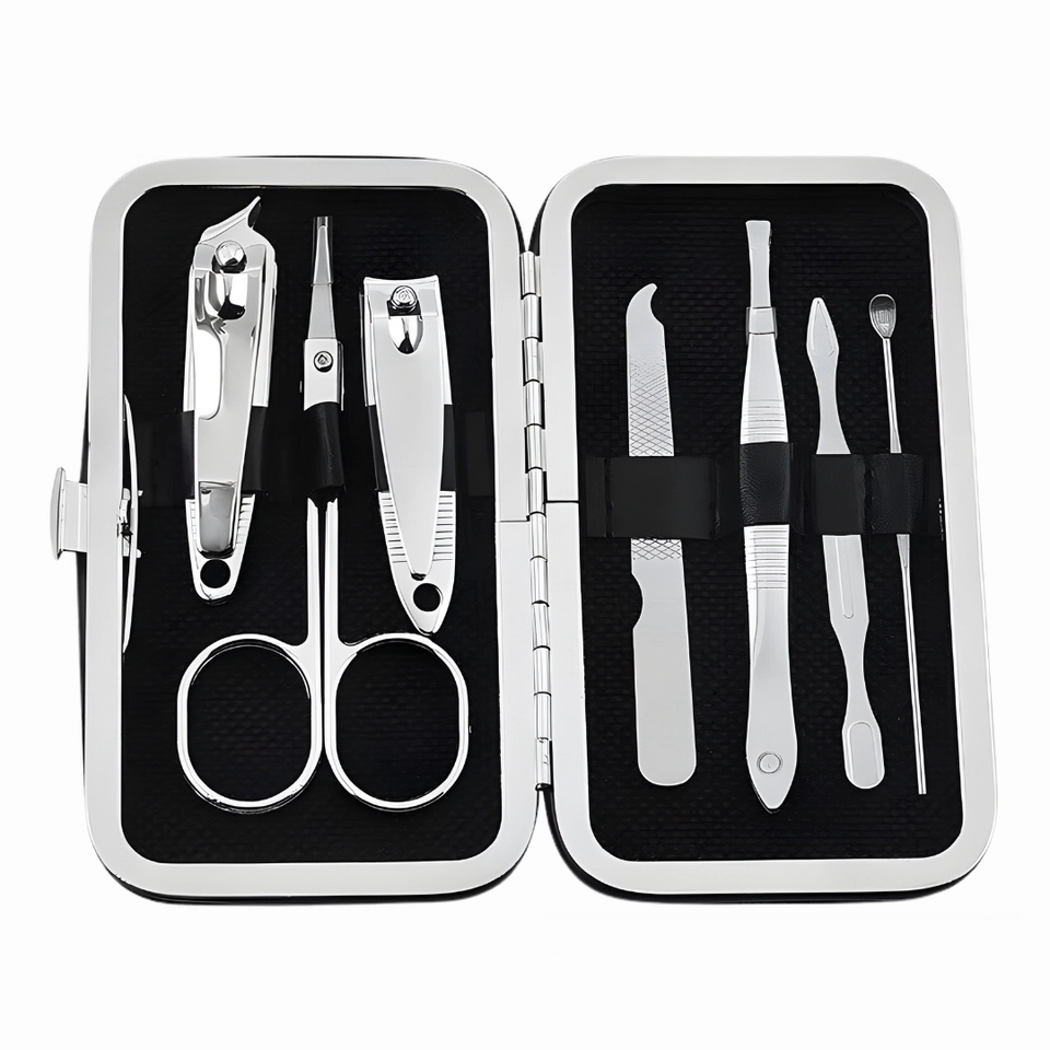 Kit 7 Peças Completo Cortador de Unha, Cutícula, Pinça, Tesoura, Lixa - AL-3501 Altomex - imagem 3
