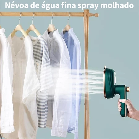 Mini Ferro De Passar Roupas Para Viagem Elétrico Portátil Pequeno Bivolt 110v e 220v - 4