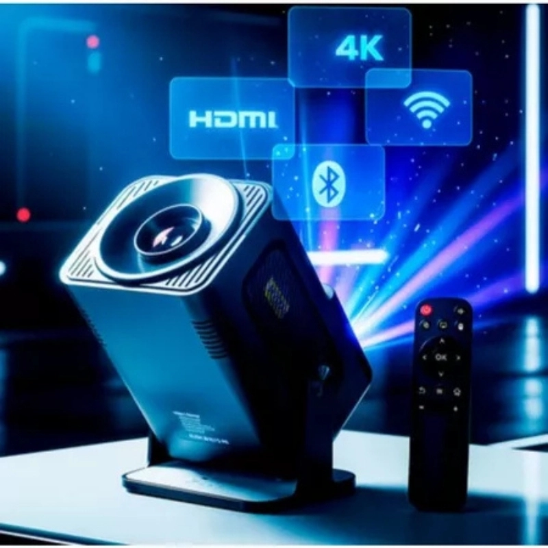 Projetor de Video Game 4K Full HD Android Smart Wifi Cinema Bluetooth Com Controle de Jogo - 4