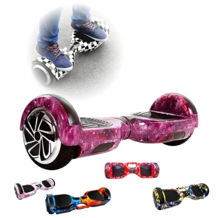 Hoverboard Infantil Skate Elétrico 6.5" Led Bluetooth Bateria De Grande Capacidade Endurance Forte - 1