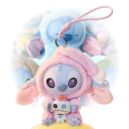 Boneco Stitch Labubu Disney Surpresa Chaveiro Warmie  - 1