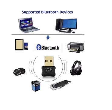 Adaptador USB Bluetooth 5.0 Para Receptor De Áudio De Driver Gratuito De Computador Desktop - 2