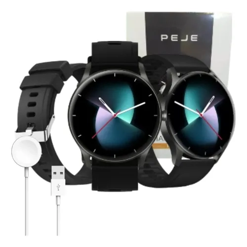 Relógio Inteligente Smartwatch com comando de Voz IA, GPS, a prova d’água Peje Redondo. - imagem 1